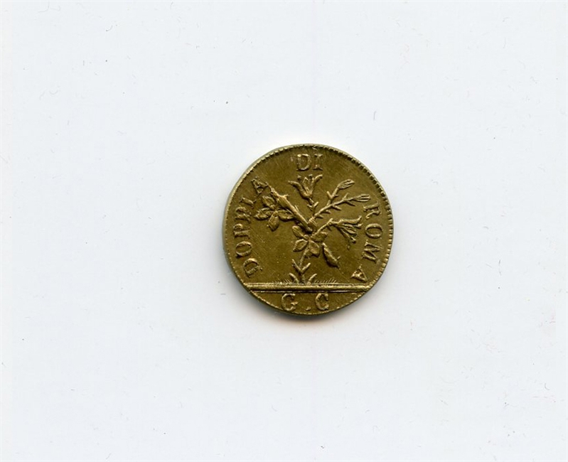 ROMA, Pio VI (1775-1779) Peso "Doppia di Roma"
